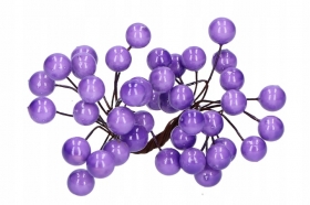 Kulki BOMBKI jarzbina O11mm fioletowa 5szt.