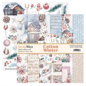 ScrapBoys- COTTON WINTER 30x30 zestaw