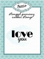 Stempel gumowy "I Love you"