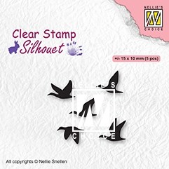 Stempel SIL081 Latajce Ptaki