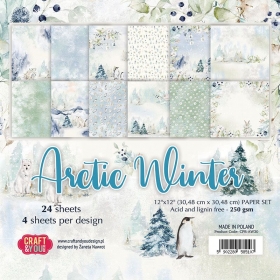 Zestaw papierw ARCTIC WINTER 15x15cm