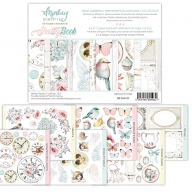 Mintay - SHABBY BOOK zestaw papierw 15,2x20,3