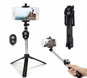 KIJEK DO SELFIE STICK TRIPOD CZARNY