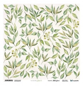 Leaves 2 - papier 30x30cm do wycinania