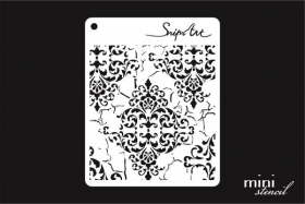 Maska - Mini Stencil - Retro Damask