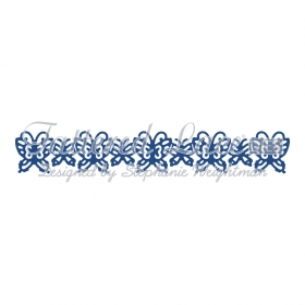 Wykrojnik Tattered Lace- Motylki Border