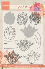 Stempel Tiny's tulip tulipany kwiaty kwiat stemple