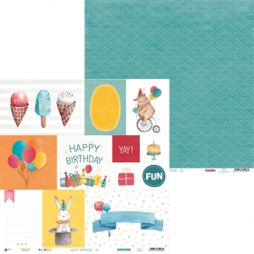 Papier Happy Birthday 06 30x30cm