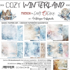 COZY WINTERLAND - zestaw BASIC  CC-F34-CW-08