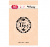 Stempel akrylowy HAPPY XMAS