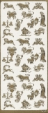 Naklejka ozdobna ZNAKI ZODIAKU 1815 zota