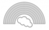 Zestaw wykrojnikw - tcza z chmurk, 2szt.