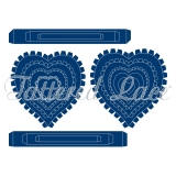 Wykrojnik Tattered Lace- Heart Box