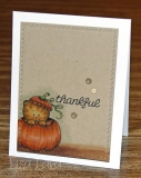 Stempel- Peekin' Pumpkin Kitty  3x4