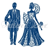 Wykrojnik Tattered Lace- Bride & Groom 2018