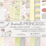 SWEET PRINCESS zestaw papierw 15,25x15,25cm